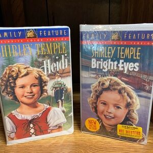Shirley Temple Family Feature VHS Set